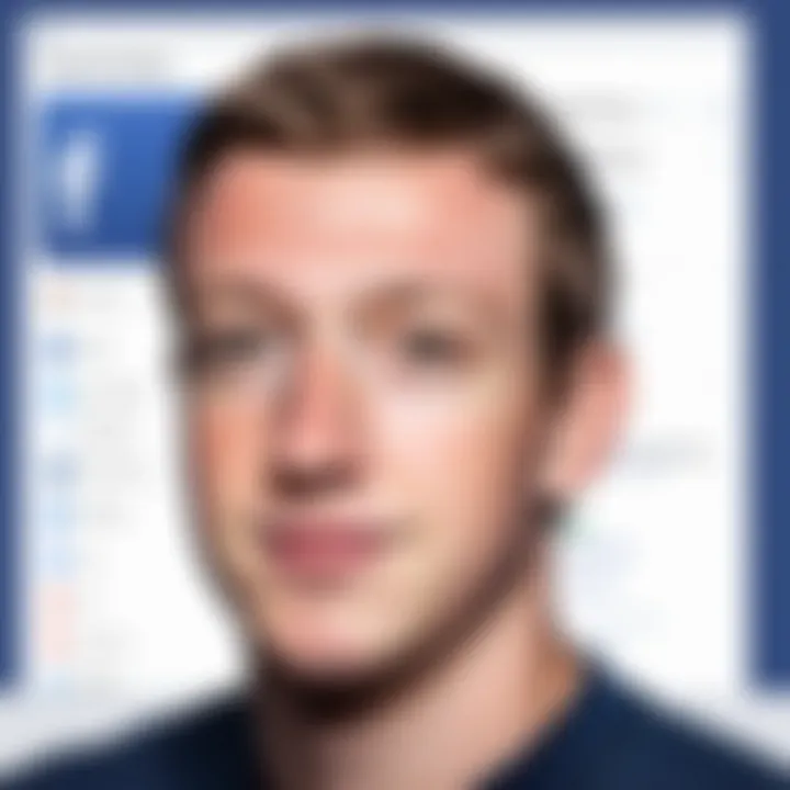 Overview of Facebook privacy settings after login
