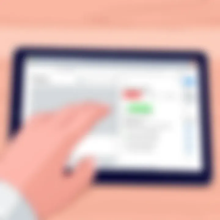 Managing Privacy Settings for Image Sharing A user adjusting privacy settings on a digital device