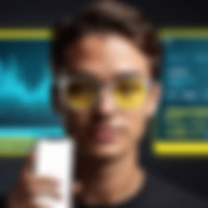 User engaging with Snapchat event filters