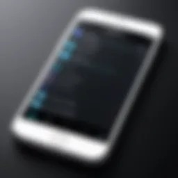 Phone displaying unknown caller app interface