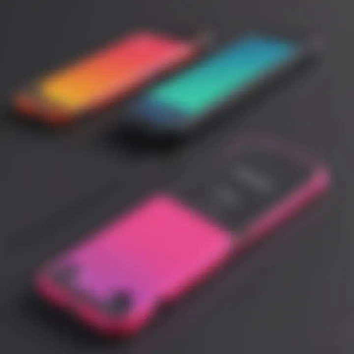 Vibrant dbrand Skin in Neon Color Palette