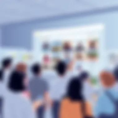 Engaged community participating in a photo sharing platform