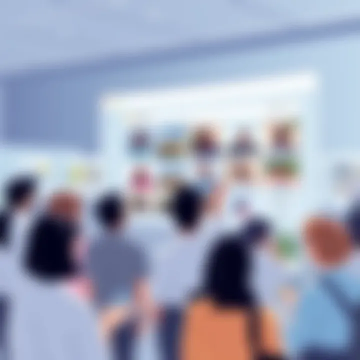 Engaged community participating in a photo sharing platform