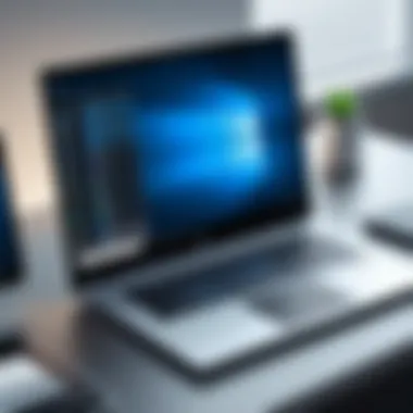 Optimizing Laptop Performance Illustration showing defragmentation process