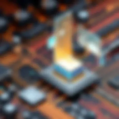 Illustration of RAM Optimization Techniques Visualizing RAM optimization process