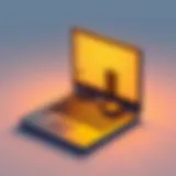 Laptop with open back for upgrades