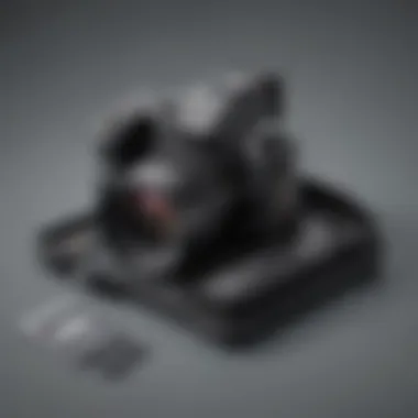 Convenient Access to Equipment Photographer accessing camera equipment with velcro inserts