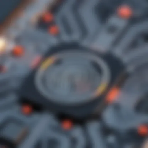 Close-up view of the Pixel 6 Pro fingerprint sensor technology