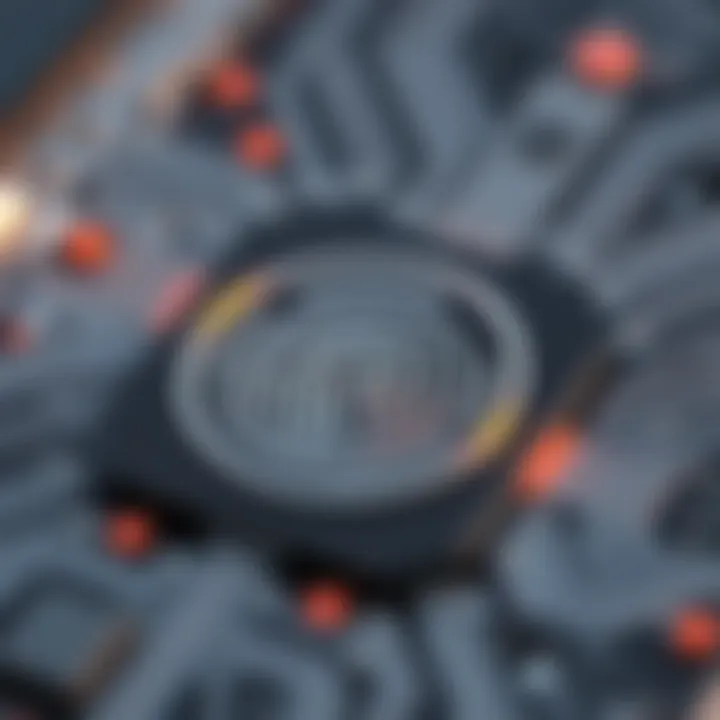 Close-up view of the Pixel 6 Pro fingerprint sensor technology