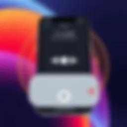 Recording call interface on iPhone