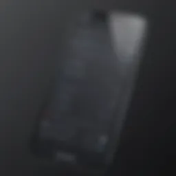 Illustration of iPhone screen displaying call recording app