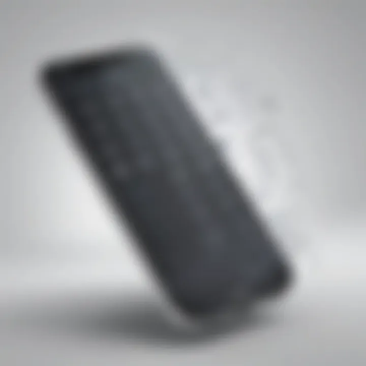 Illustration of iPhone storing recorded calls in a secure folder