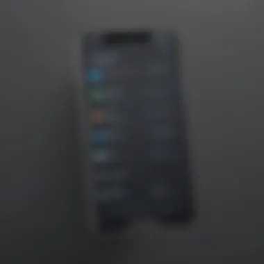 Illustration of iPhone settings for call recording