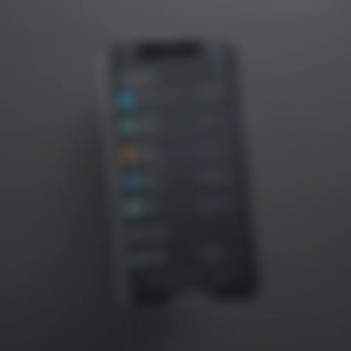 Illustration of iPhone settings for call recording