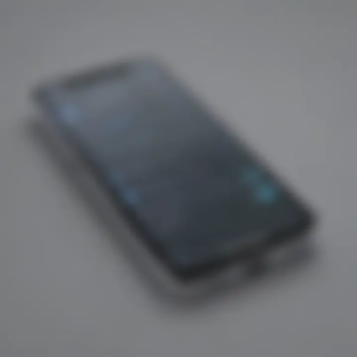 Illustration of iPhone with third-party call recording tool