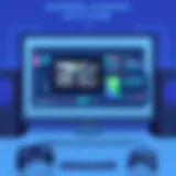 Capturing Gaming Action Computer screen displaying a gaming session