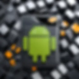 Android device showcasing Trash folder