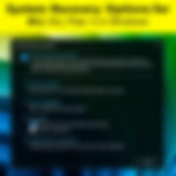 System Recovery Options for DLL Restoration Screenshot of Windows 7 system recovery options