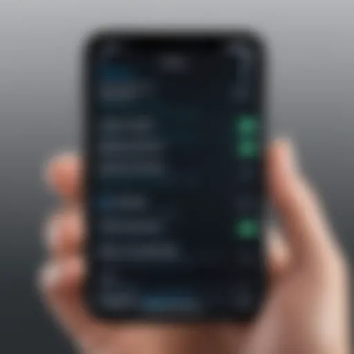 Configuring Screen Time settings on iPhone