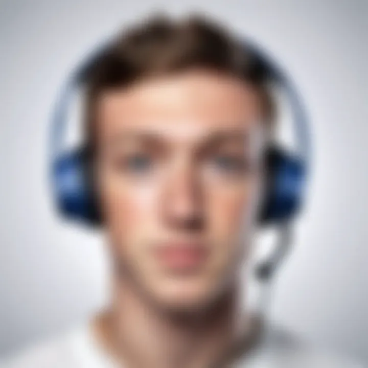 Graphic showing Facebook support options