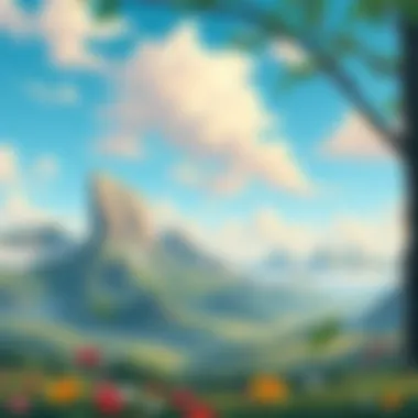 Nature's Canvas: Landscapes that Inspire Serenity Nature-inspired screensaver showcasing vibrant landscapes