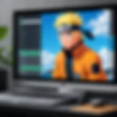Finding Naruto Shippuden on Hulu Illustration showing a user navigating Hulu to search for Naruto Shippuden