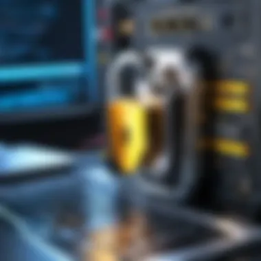 Cutting-Edge Data Transmission Security Secure Data Transmission Illustration