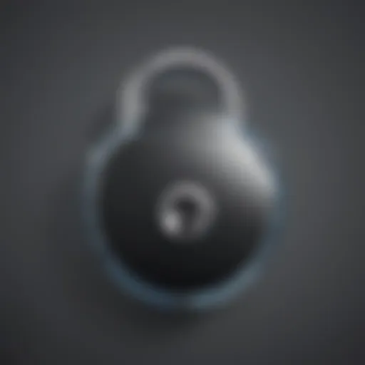 Illustration showing a secure padlock icon symbolizing enhanced privacy