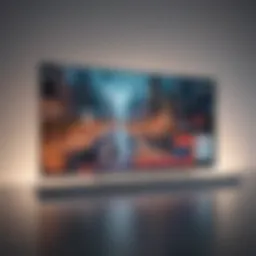 TV screen displaying Mi TV setup interface