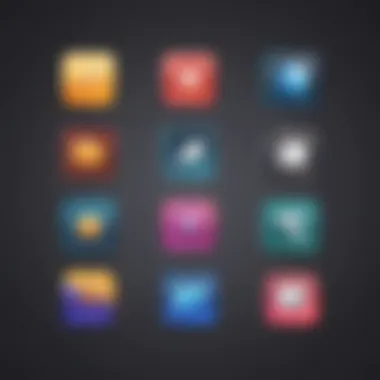 Sleek app icons customization tools