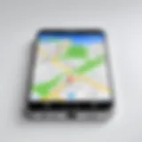 Smartphone location sharing icon