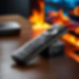 Sophisticated design of Insignia TV remote and Fire TV integration