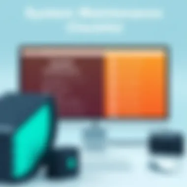 System Maintenance Checklist System maintenance checklist on a screen