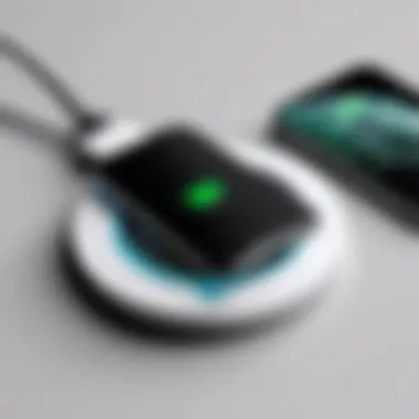 Chic Simplicity Stylish and compact wireless charger for iPhone