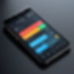 A smartphone displaying a call recording app interface