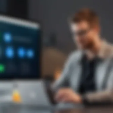 Tech-savvy Individual Interaction Tech-savvy Individual Interacting with Microsoft Defender App