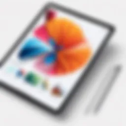 Apple Pencil next to iPad Air 4 showcasing compatibility