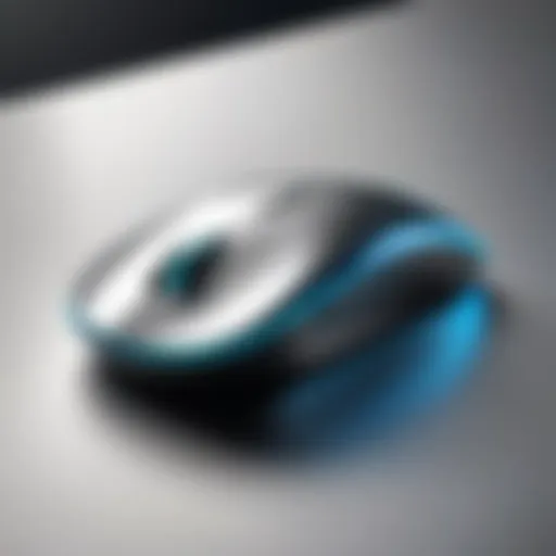 Sleek Bluetooth mouse designed for tablet use