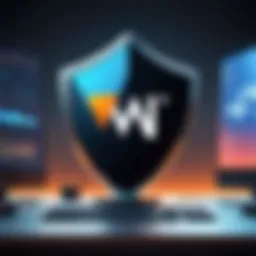 Virtual gaming world with protective shield