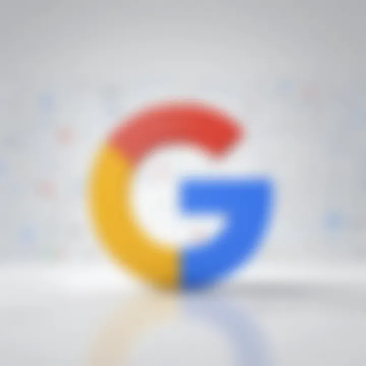 The early evolution of Google showcasing its original logo and interface.