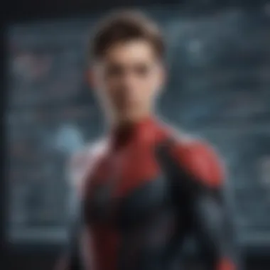 Unveiling of Tom Holland as Spider-Man in the Marvel Cinematic Universe Tom Holland's Peter Parker embarks on his first superhero mission