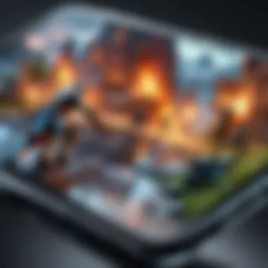 Exciting Gameplay Moments An action scene from a popular Android adventure game filled with excitement