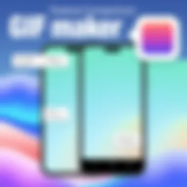 Feature Comparison of GIF Maker Apps Comparison of different GIF maker apps with features highlighted