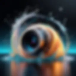 Visual representation of slow-motion technology in action