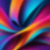 Stunning dynamic wallpaper showcasing vibrant colors