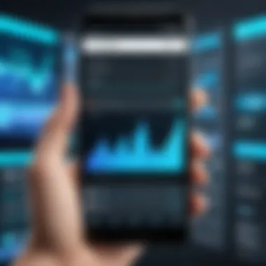 Interface of a Video Editing App Interface of a video editing app