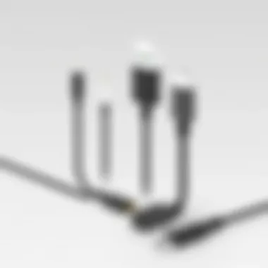 Different types of charging cables