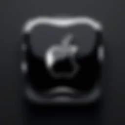 Illustration showing an iPhone stuck on the Apple logo