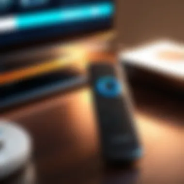 Establishing Stable Remote Connection Illustration of Toshiba Fire TV remote connection