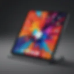 Sleek iPad Pro with advanced display technology